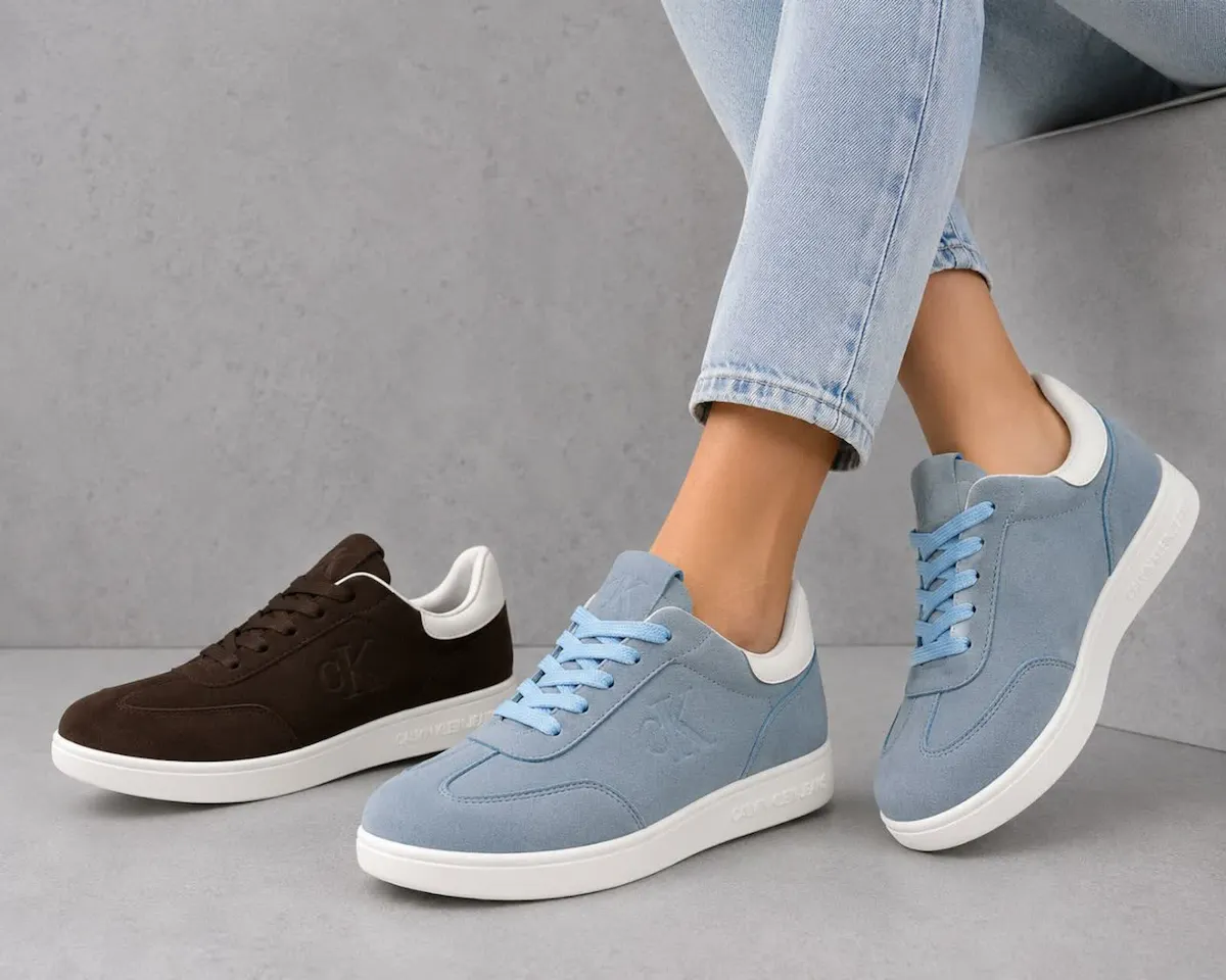 استایل خیابانی با کتونی جیر پلتفرم و شلوار جین - Mehranshoes