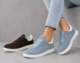 استایل خیابانی با کتونی جیر پلتفرم و شلوار جین - Mehranshoes